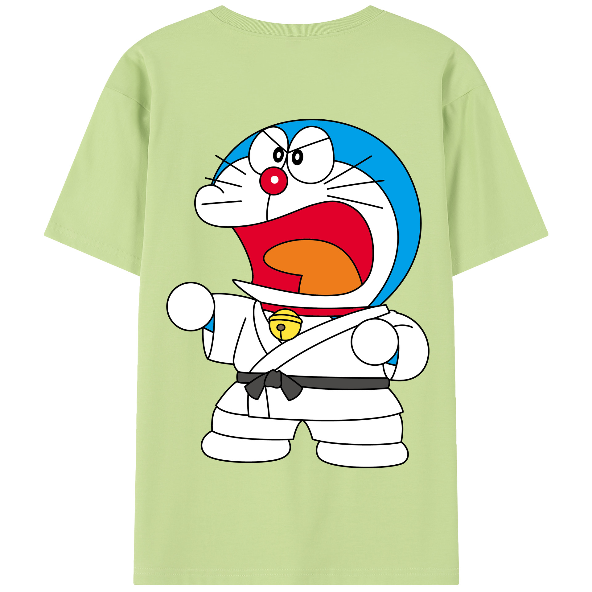 （画像用） ドラえもん Doraemon 綿100％半袖Tシャツ（背面プリント）